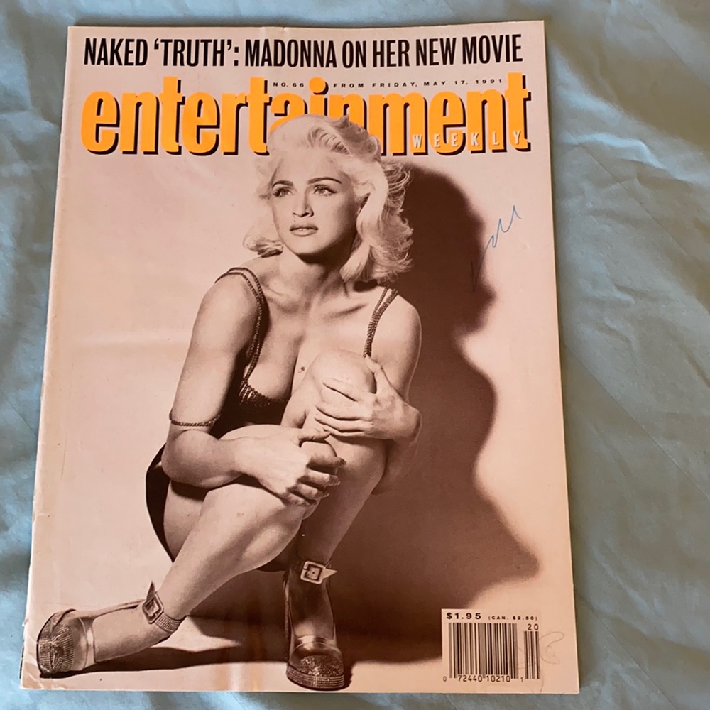Entertainment magazine. 1991. Madonna.